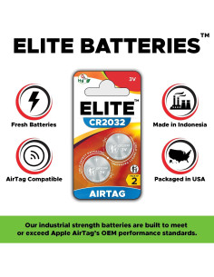 Baterías de Reemplazo Elite para Apple AirTag - Paquete de 4 2