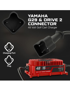 Cargador de Batería 48V 15A FORM para Carro de Golf Yamaha G29 2