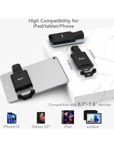 Escáner de Código de Barras Bluetooth Eyoyo 1D 2D 3000mAh 2