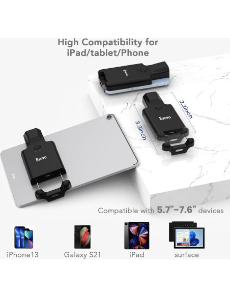 Escáner de Código de Barras Bluetooth Eyoyo 1D 2D 3000mAh