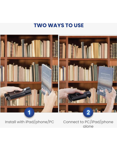 Escáner de Código de Barras Bluetooth Eyoyo 1D 2D 3000mAh