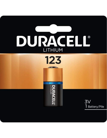 Batería de Foto de Litio Duracell CR123A 3V (Paquete de 6)