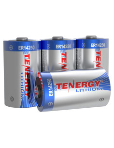 Batería de Litio Tenergy ER14250 3.6V 1200mAh Paquete de 4