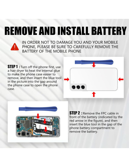 Batería de Reemplazo 4600mAh para Samsung Galaxy S22 5G