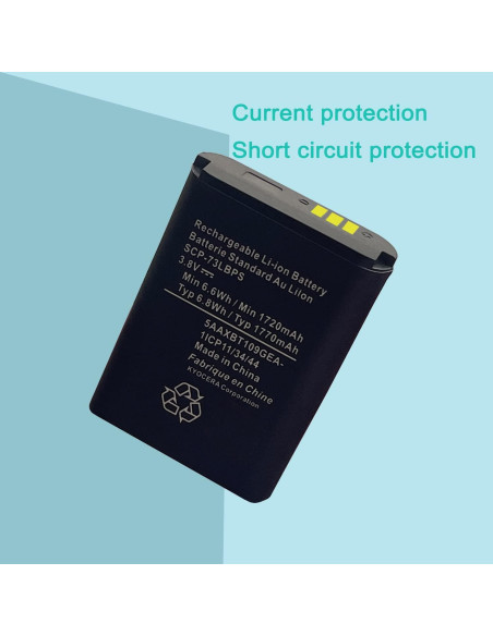 Batería de alta capacidad Kyocera DuraXV Extreme SCP-73LBPS