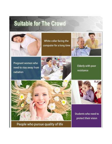 Protector de Pantalla Anti Luz Azul 14" MUBUY-GOL Filtro UV