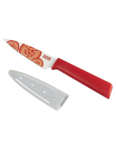 Cuchillo Serrado 10.16 cm Kuhn Rikon Colori Rojo