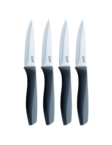 Juego de Cuchillos de Pelar Glad 4 Piezas Acero Inoxidable 8.9 cm