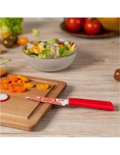 Cuchillo Serrado 10.16 cm Kuhn Rikon Colori Rojo 2