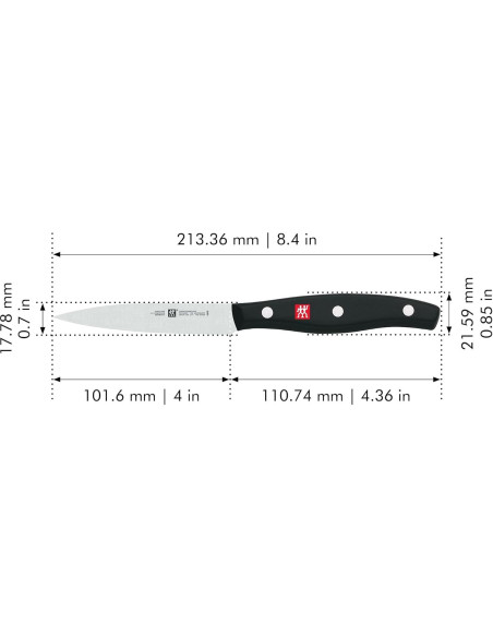 Cuchillo de Pelar ZWILLING Twin Signature 10.16 cm Afilado