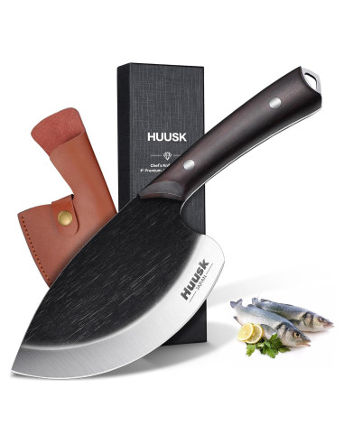 Cuchillo de Pescado Huusk 14.48 cm Acero Carbono Ergonomico