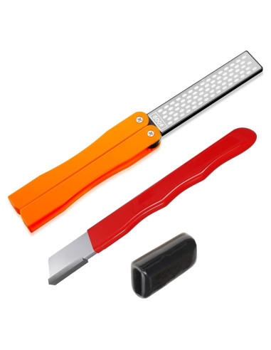 Afilador de Herramientas de Jardín Wonglea Doble Cara 400/600 Grano