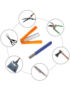 Afilador de Herramientas de Jardín Wonglea Doble Cara 400/600 Grano 2