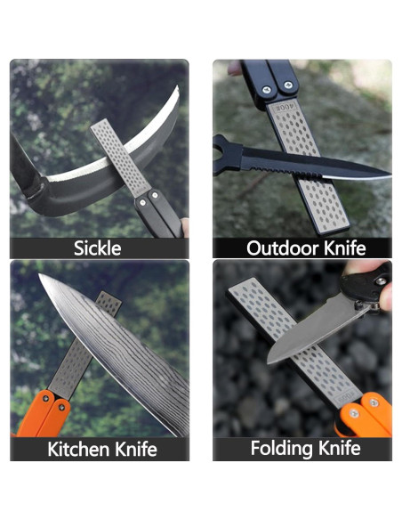 Afilador de Herramientas de Jardín Wonglea Doble Cara 400/600 Grano