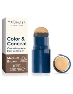Corrector de Cabello TRUHAIR Marrón Medio 5.67g - Cubrimiento Canas