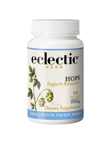 Cápsulas de Lúpulo Ecléctico 90 CT | Suplemento Herbal Vegano