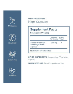 Cápsulas de Lúpulo Ecléctico 90 CT | Suplemento Herbal Vegano 2