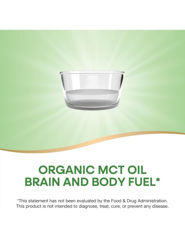 Aceite MCT Orgánico Nature's Way 480ml C8 C10 Keto Paleo