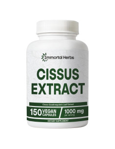Cápsulas de Cissus Quadrangularis 1000mg - Immortal Herbs, 150 Unidades