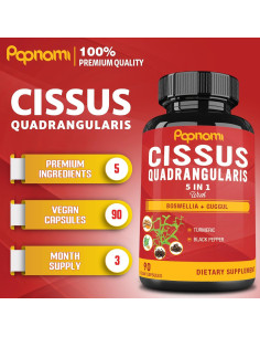 Cápsulas de Extracto de Cissus Papnami 90 Unidades - Suplemento Herbal 2