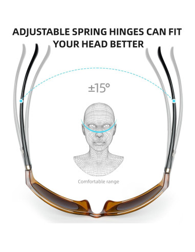 Gafas de sol BNUS con lente de vidrio Corning - Moda y resistencia