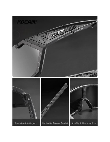 Gafas de sol ZEMFAY UV400 polarizadas para ciclismo y correr