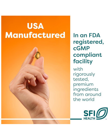 Suplemento de Colina Klaire Labs 250mg - 60 Cápsulas Hipoalergénicas