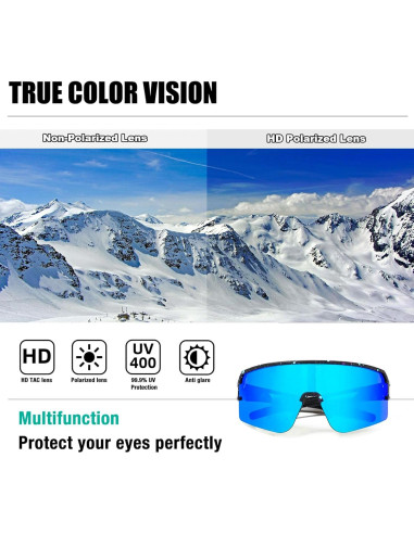 Gafas de sol polarizadas ZEMFAY UV400 para ciclismo y correr