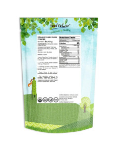Polvo de Camu Camu Orgánico Food to Live 0.45 kg - Superalimento 2