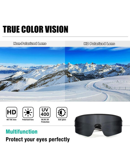 Gafas de sol polarizadas ZEMFAY UV400 para ciclismo y correr
