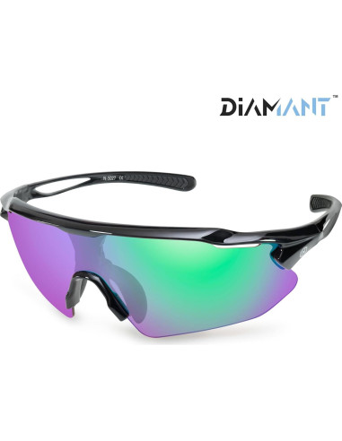 Gafas de Ciclismo Nordik AKSEL - UV400, Lentes Verde Soñado