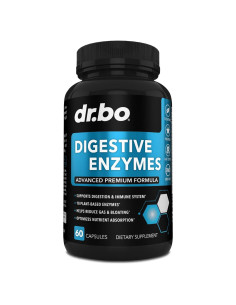 Suplemento Digestivo DR. BO 18 Enzimas a Base de Plantas 40g