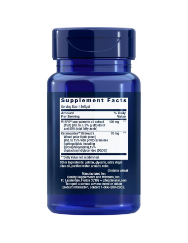 Suplemento Crecimiento Capilar Mujeres Life Extension 30 Gelatinas