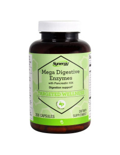 Vitacost Mega Enzimas Digestivas con Pancreatina 10X - 200 Cápsulas