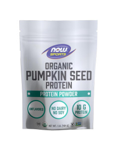 Proteína en Polvo de Semilla de Calabaza NOW Foods 0.45kg