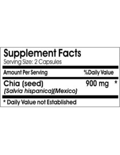 Semillas de Chía 900mg - 200 Cápsulas Naturetition 2