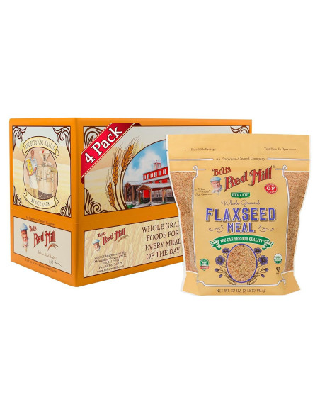 Harina de Semilla de Lino Orgánica Bob's Red Mill 4x0.91kg