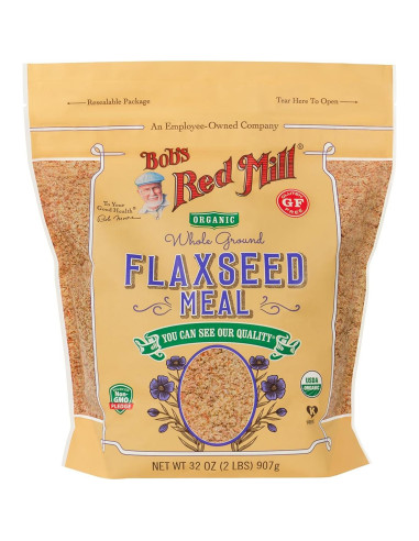 Harina de Semilla de Lino Orgánica Bob's Red Mill 4x0.91kg