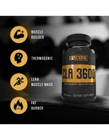 Suplemento CLA 5% Nutrition 3600 mg - Pérdida de Grasa