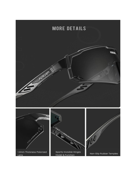 Gafas de sol polarizadas ZEMFAY UV400 para deportes