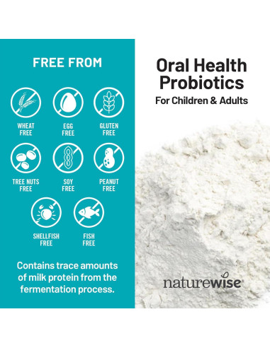 Probioticos Orales NatureWise Menta Sin Azucar 50 Tabletas