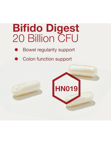Bifido Digest Probiotico 20 Mil Millones CFU - 60 Cápsulas