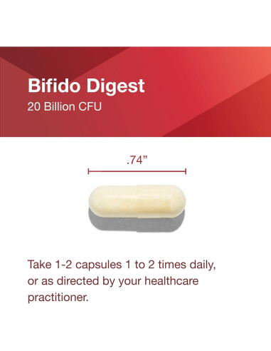 Bifido Digest Probiotico 20 Mil Millones CFU - 60 Cápsulas