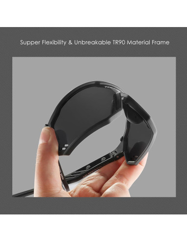 Gafas de sol polarizadas ZEMFAY UV400 para ciclismo y correr