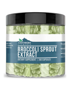 Extracto de Brócoli Earthborn Elements 200 Cápsulas Puras