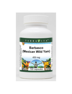 Barbasco (Ñame Silvestre Mexicano) 450 mg - 100 Cápsulas TerraVita