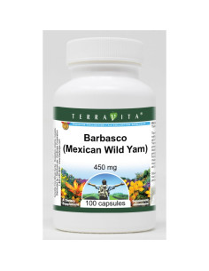 Barbasco (Ñame Silvestre Mexicano) 450 mg - 100 Cápsulas TerraVita 2