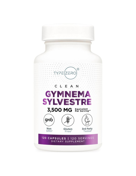 Cápsulas de Gymnema Sylvestre Type Zero 120 Porciones 3500 MG