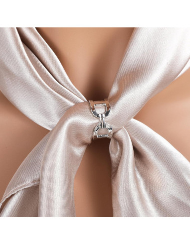 Anillos de Bufanda Ymapinc 2 Pcs Oro y Plata para Mujeres