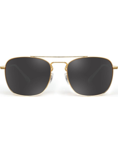 Gafas de Sol Aviador Jim Halo con Lentes de Vidrio Polarizados